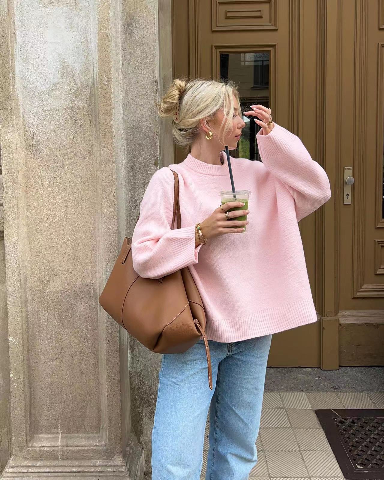 Joja™ | Oversized Pink sweater