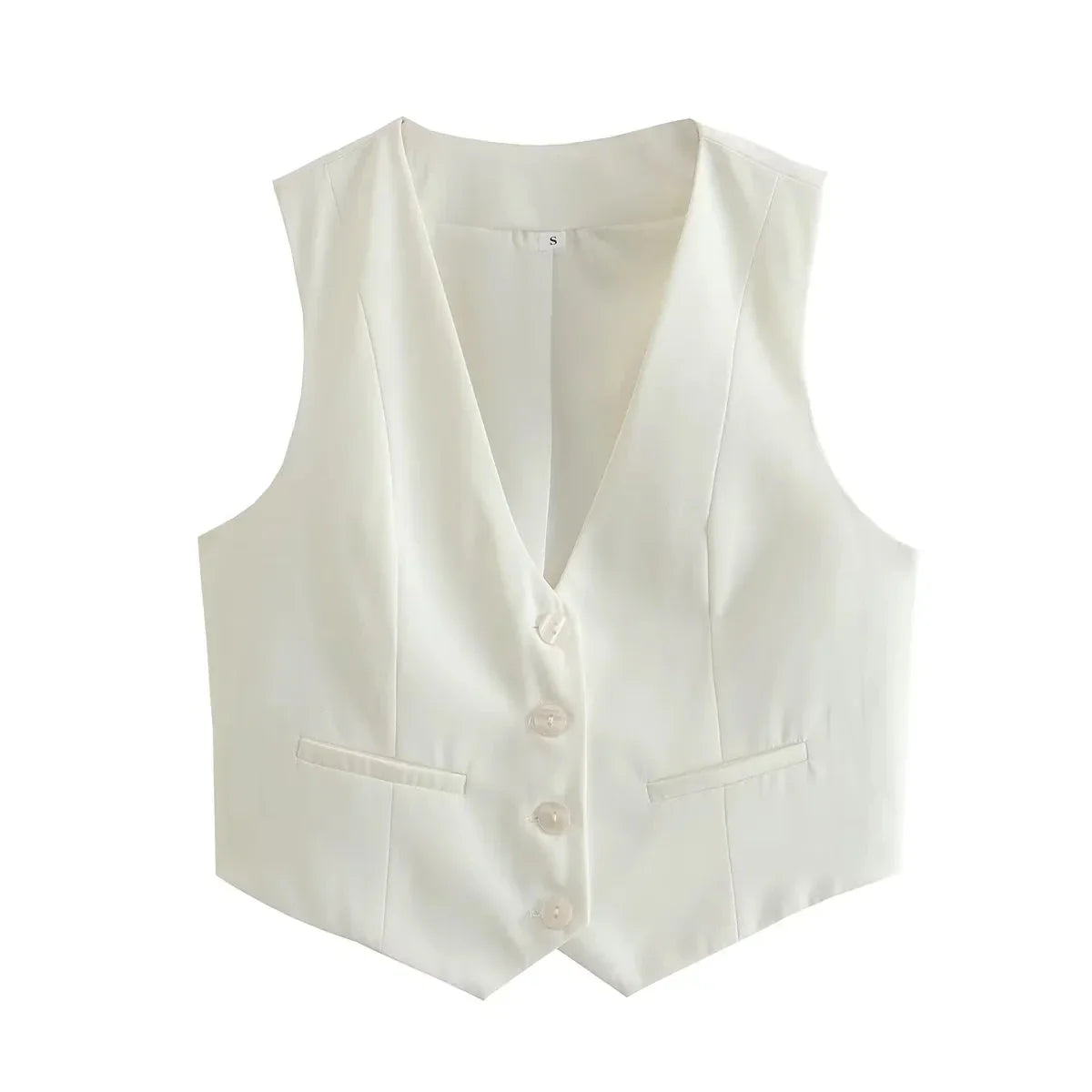 Viccy™ | Cropped Gilet Top