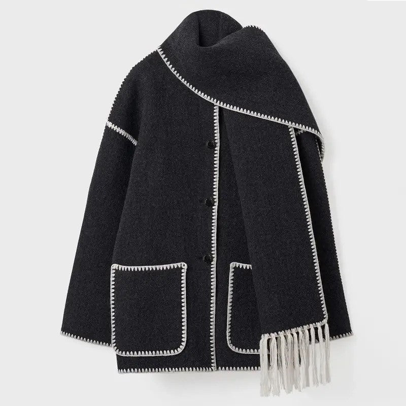 Claire™ | Scarf Coat